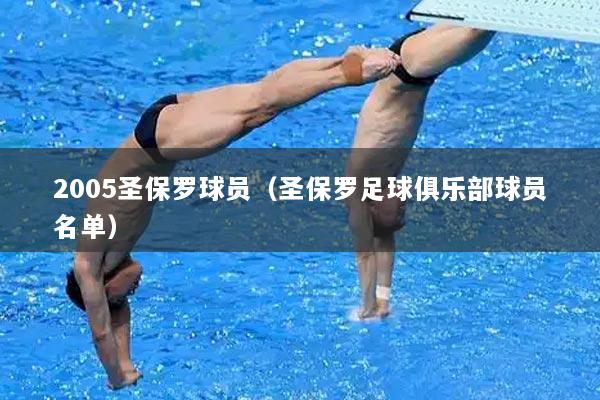 2005圣保罗球员（圣保罗足球俱乐部球员名单）